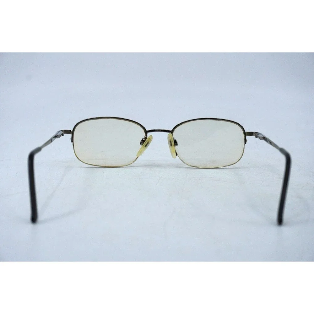 Stetson 191 Silver Metal Half Rim Flex Eyeglasses Frame Zyloware 50-18-140-33